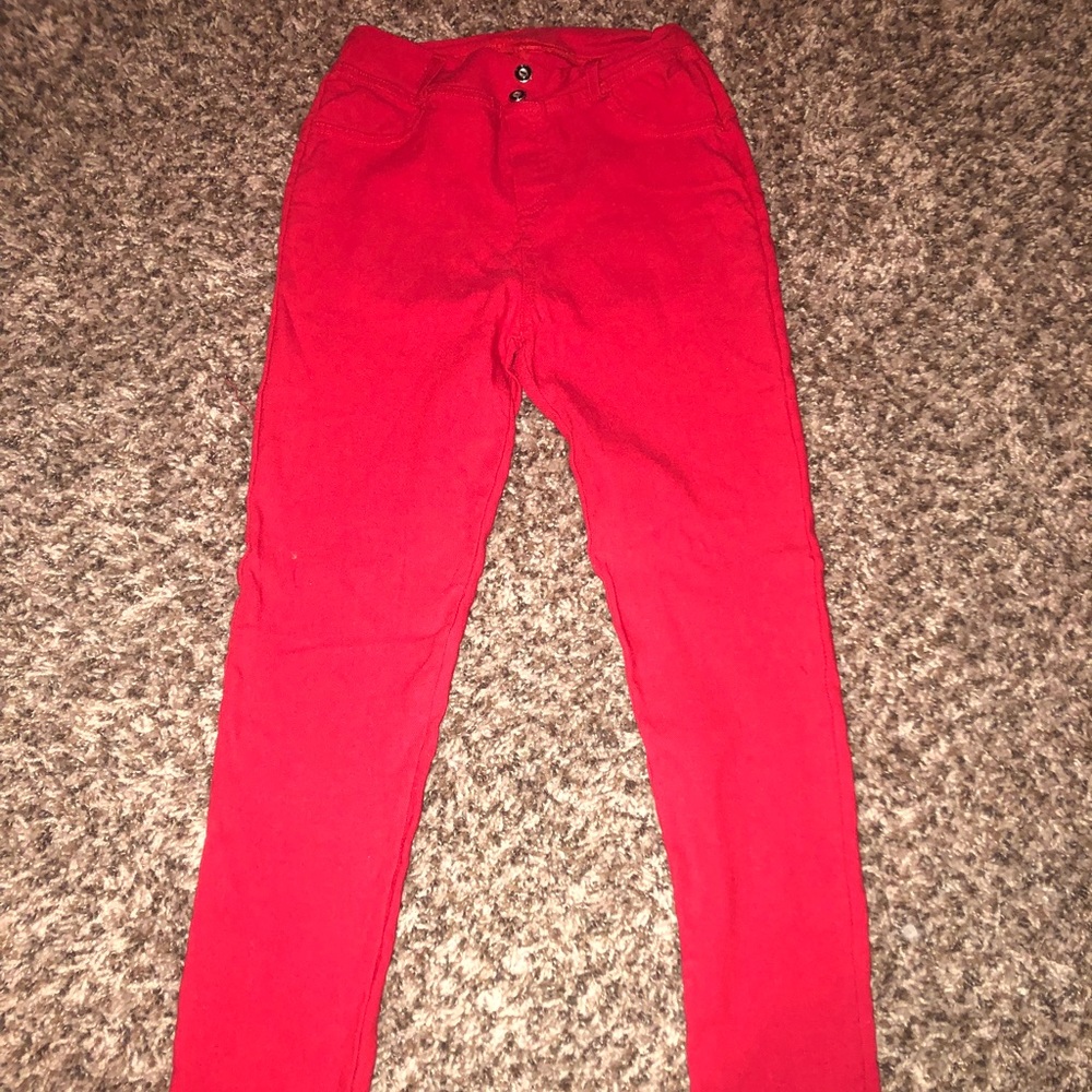 Red Jeggings